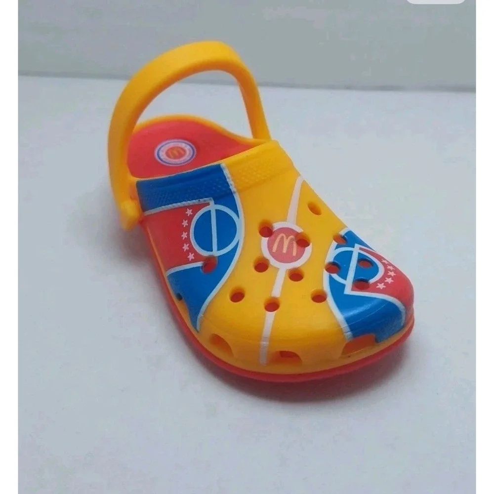 McDonald's Crocs Happy Meal Toys March Madness 2026 # 6 Courtside Yellow Red